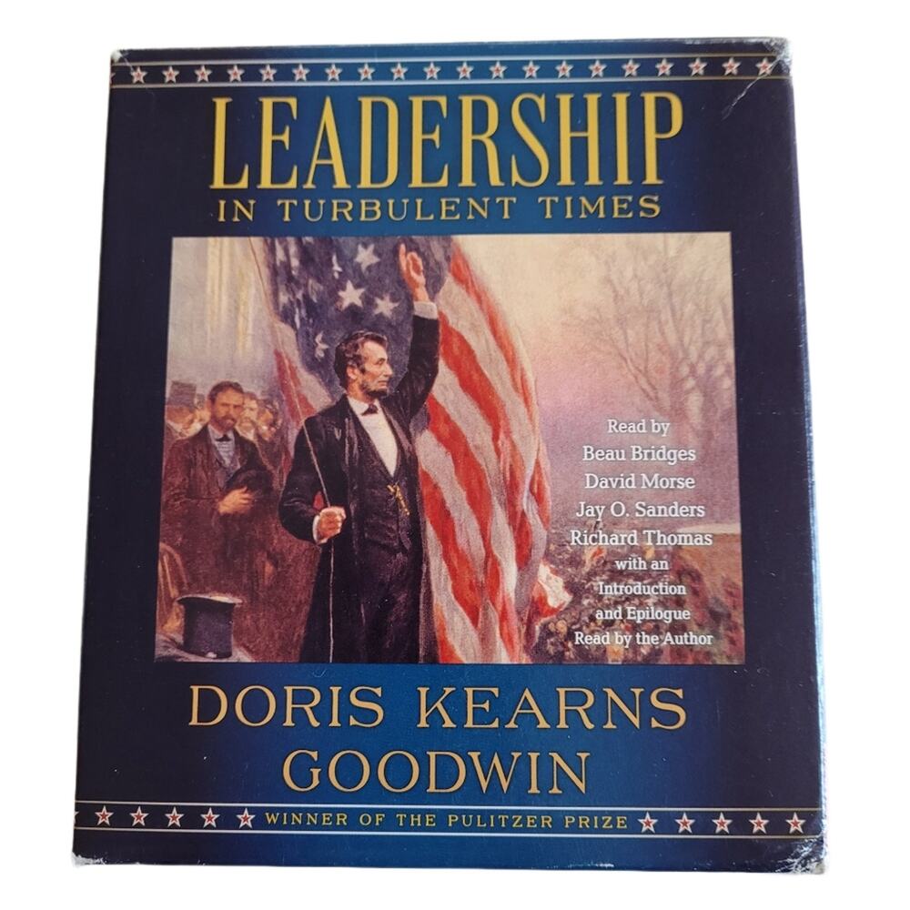 Leadership in Turbulent Times by Doris Kearns Goodwin Audio CD Set